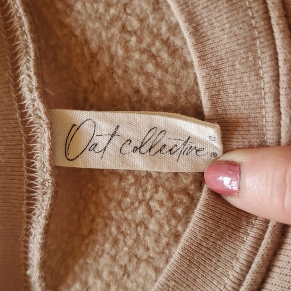 Oat Collective Unisex Fleece Religious Motivational Long Slv Sz. XL Sweatshirt - Picture 7 of 9
